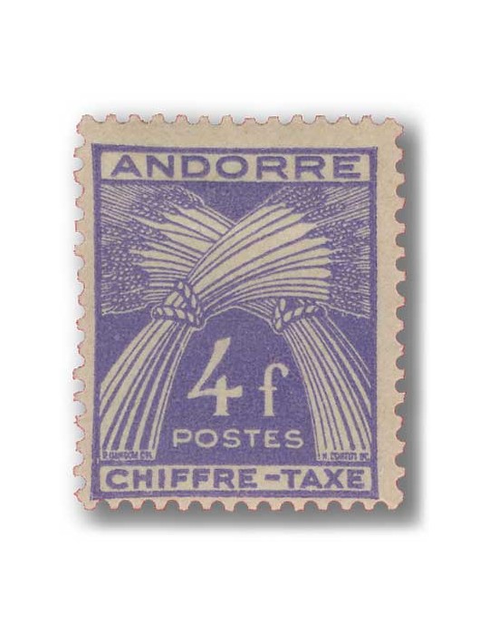 n° 21/31* - Timbre ANDORRE Taxe