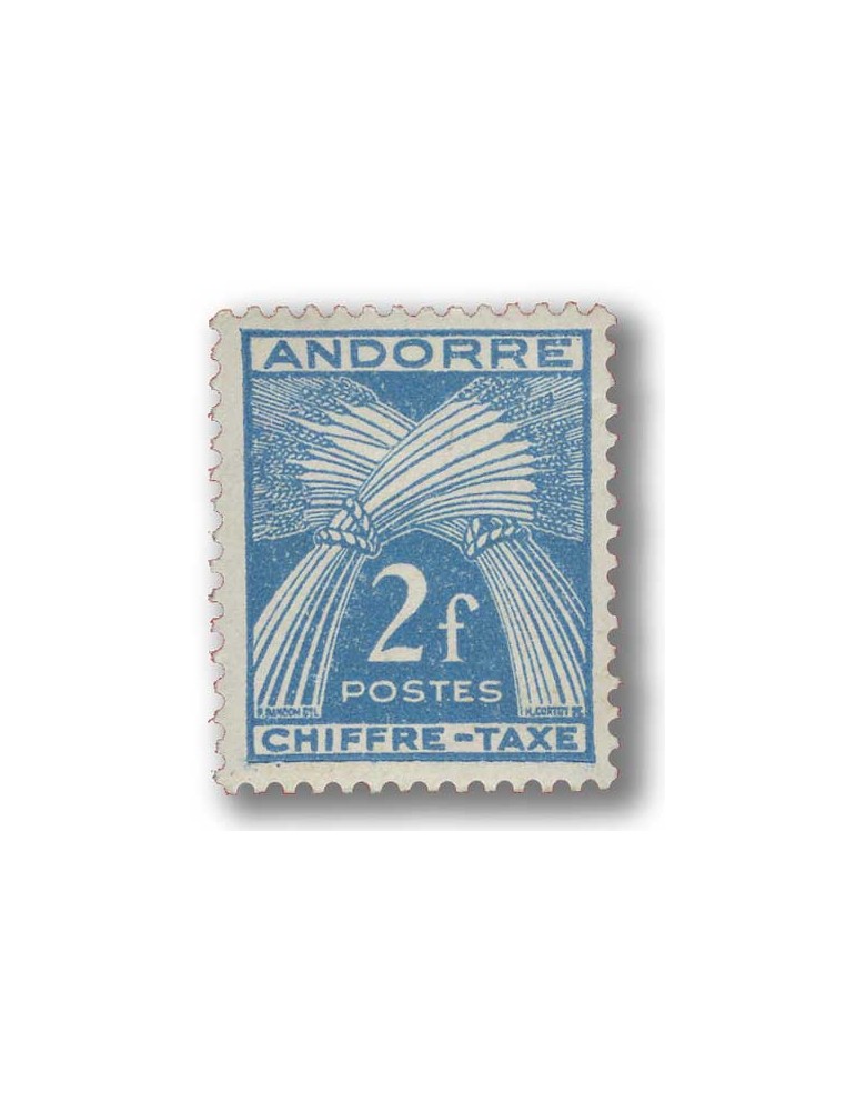 n° 21/31* - Timbre ANDORRE Taxe