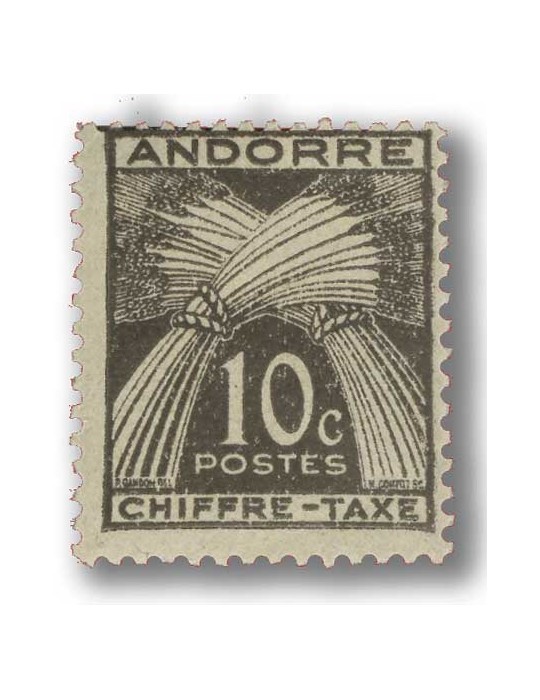 n° 21/31* - Timbre ANDORRE Taxe