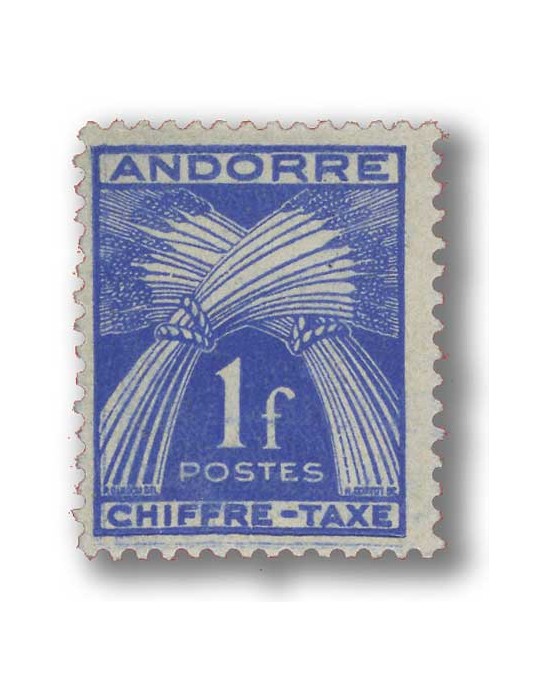 n° 21/31* - Timbre ANDORRE Taxe