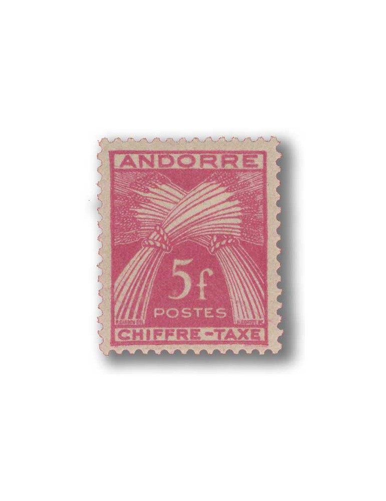 n° 21/31* - Timbre ANDORRE Taxe