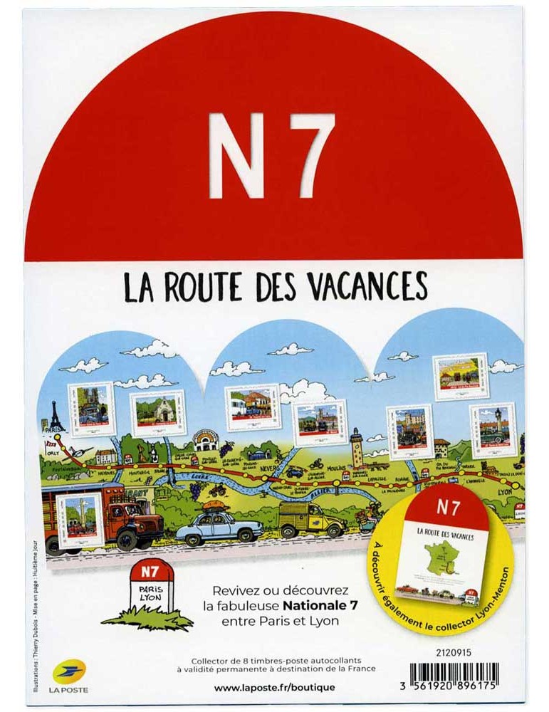 France : Collector "N7 La route des vacances Paris Lyon"