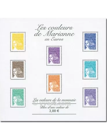 n° 44 - Timbre France Bloc et feuillets