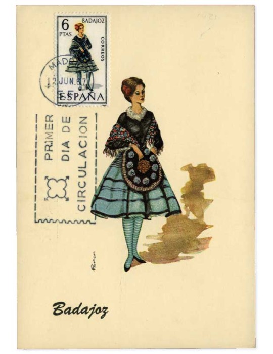 n° 1426/1431 + n° 1527/1529 obl. - Timbre ESPAGNE Poste