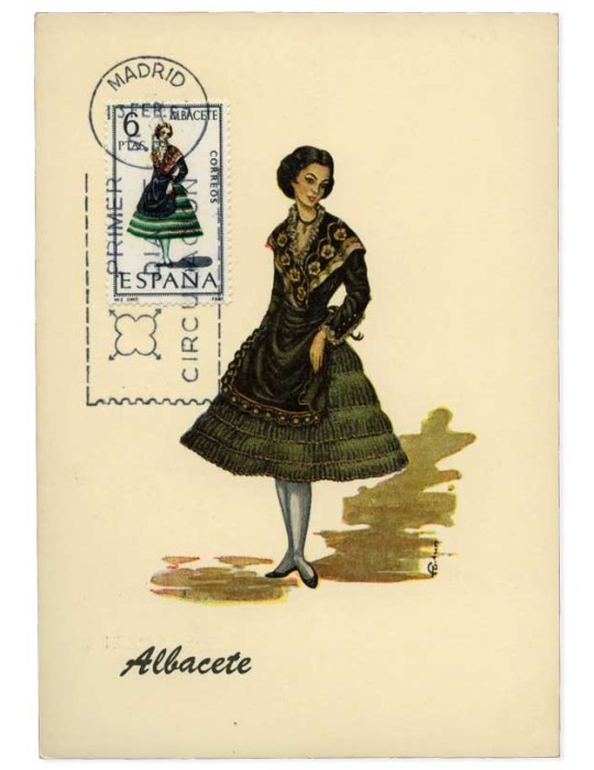 n° 1426/1431 + n° 1527/1529 obl. - Timbre ESPAGNE Poste