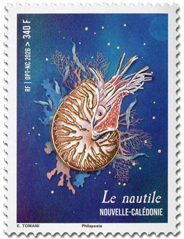 n° 1497 - Timbre Nelle Calédonie Poste (LE NAUTILE - 13_26_001)