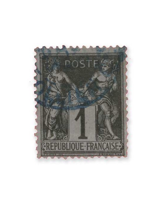 n° 83** et 83 obl. - Timbre FRANCE Poste