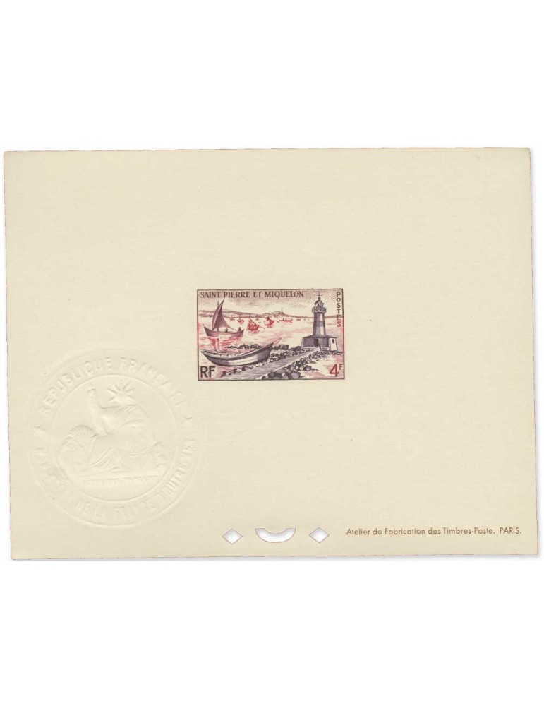n° 353/357 - Timbre SAINT-PIERRE ET MIQUELON Poste
