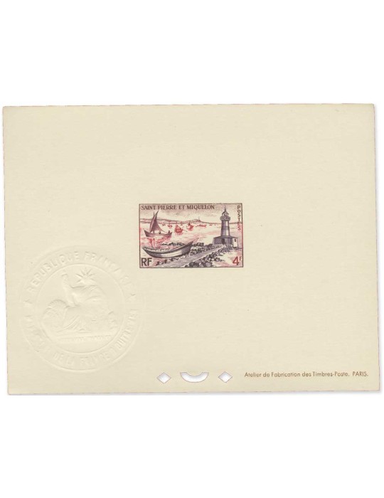 n° 353/357 - Timbre SAINT-PIERRE ET MIQUELON Poste