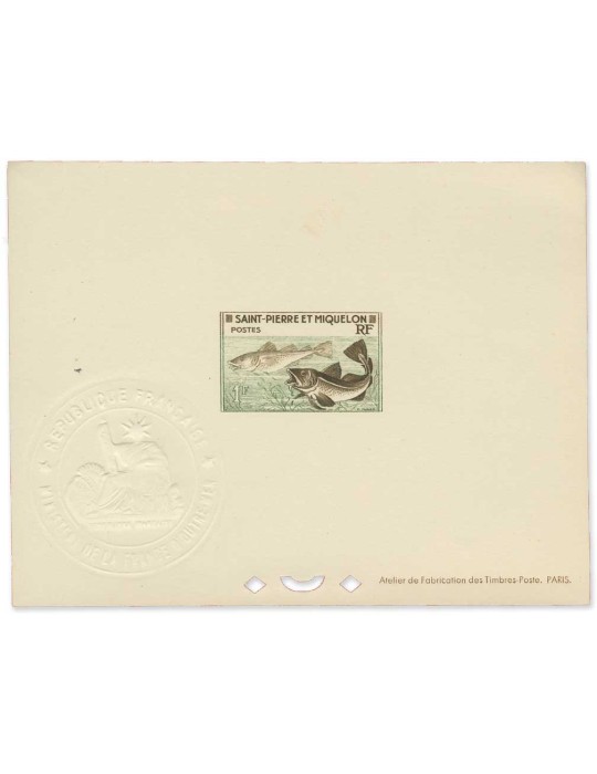 n° 353/357 - Timbre SAINT-PIERRE ET MIQUELON Poste