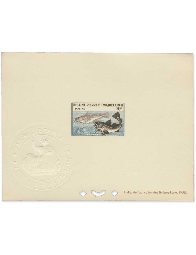 n° 353/357 - Timbre SAINT-PIERRE ET MIQUELON Poste