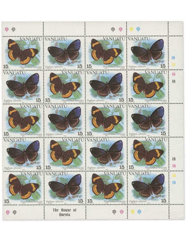 n° 666/671** - Timbre VANUATU Poste