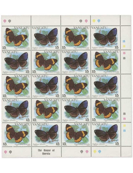 n° 666/671** - Timbre VANUATU Poste