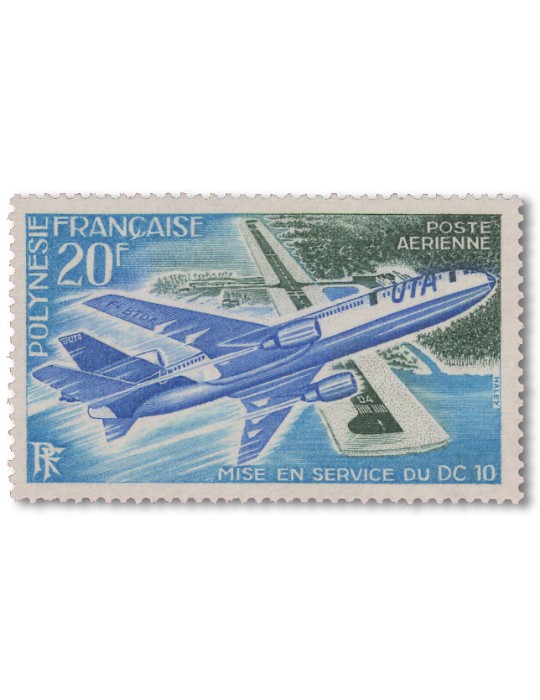 n° 74* - Timbre POLYNESIE Poste Aerienne