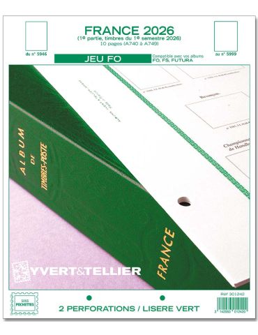 FRANCE FO : 2026 - 1ER SEMESTRE (JEUX SANS POCHETTES)