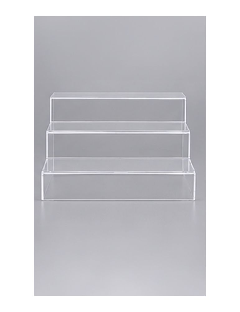 ESCALIER DE PRESENTATION 3 MARCHES : Transparent - SAFE®