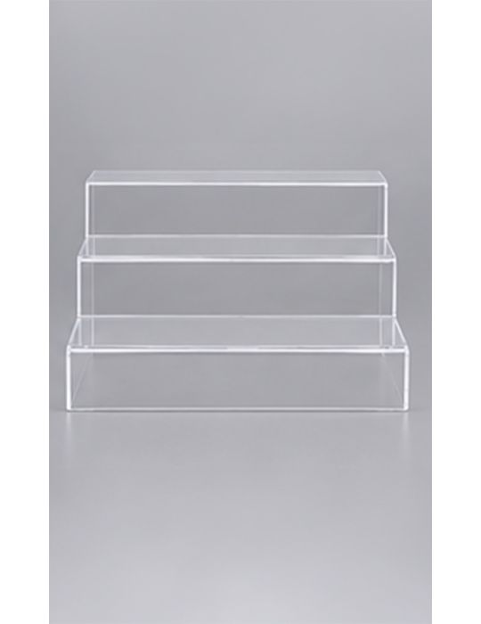 ESCALIER DE PRESENTATION 3 MARCHES : Transparent - SAFE®