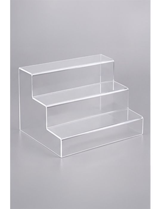 ESCALIER DE PRESENTATION 3 MARCHES : Transparent - SAFE®