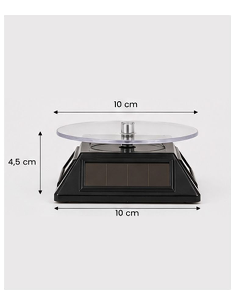 PLATEAU TOURNANT SOLAIRE : Noir - SAFE®