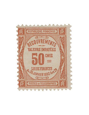 n° 47* - Timbre FRANCE Taxe