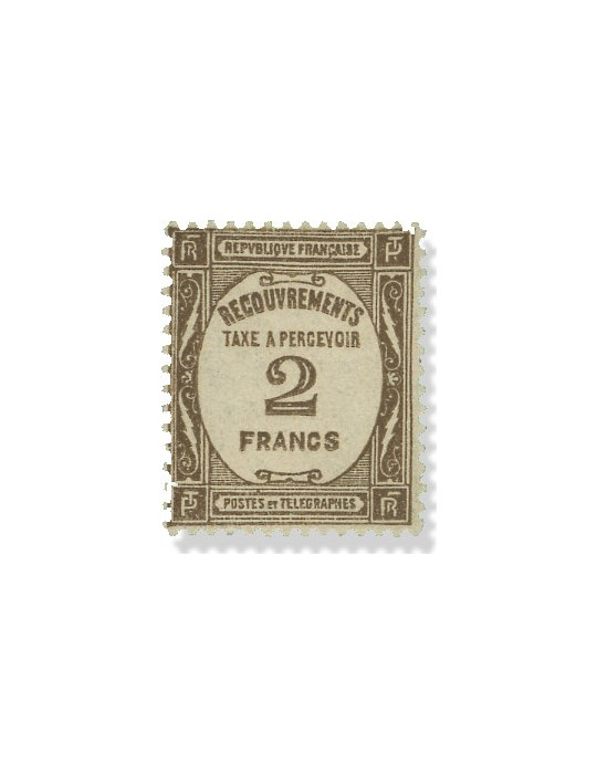n° 55/62* - Timbre FRANCE Taxe