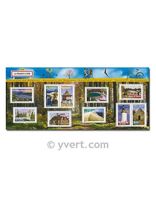 n° 3814/3823 - Timbre France Poste (BF 89)