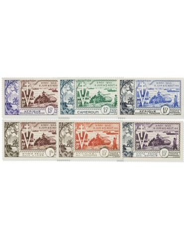 COLONIES : 10ème anniversaire de la libération (Grandes Series Coloniales)