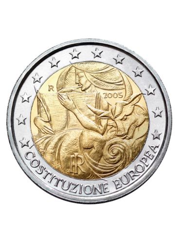 ITALIE 2 EURO SIGNATURE DE LA CONSTITUTION EUR 2005