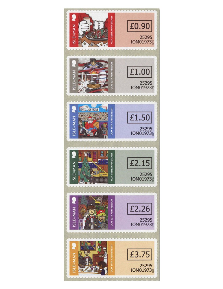 n° 101/106 - Timbre ILE DE MAN Timbres de distributeurs