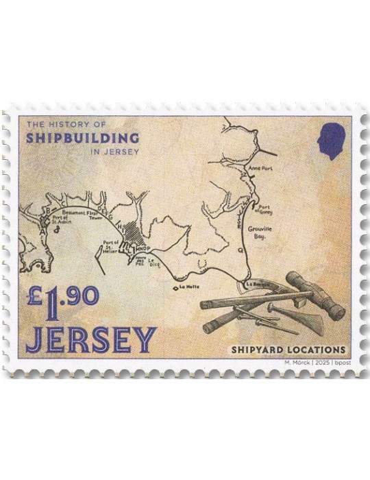 n° 2959/2964 - Timbre JERSEY Poste