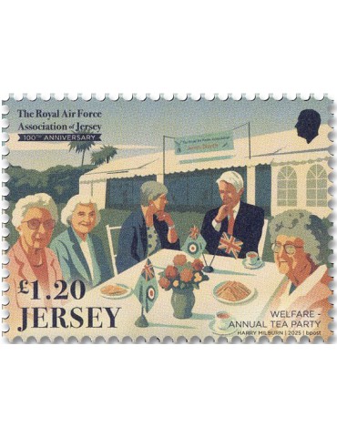 n° 2987/2992 - Timbre JERSEY Poste 2