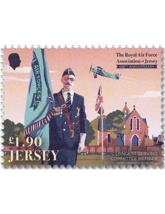 n° 2987/2992 - Timbre JERSEY Poste