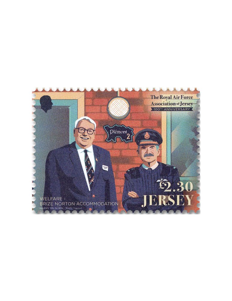 n° 2987/2992 - Timbre JERSEY Poste