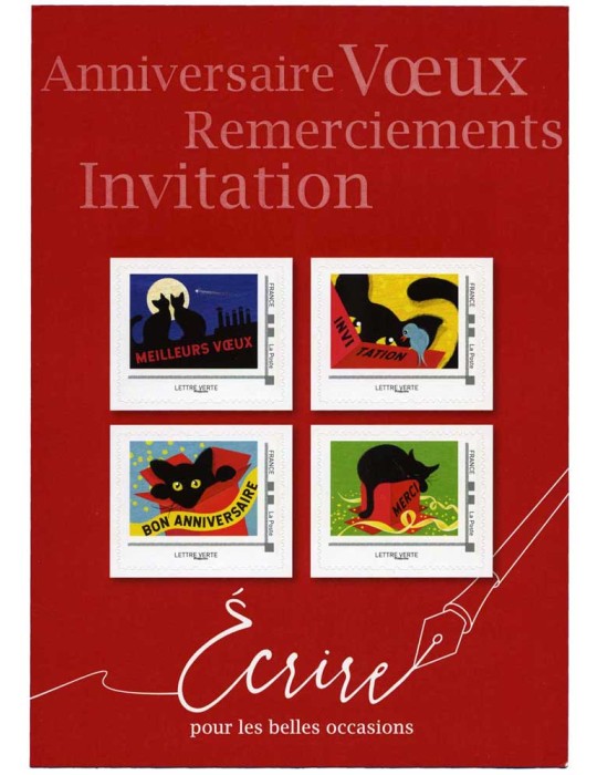 France : Collector "Anniversaire, Vœux, Remerciements, Invitation"