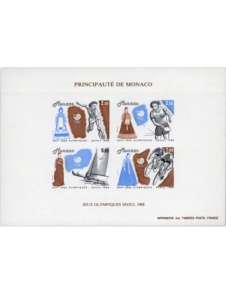 n° 42a** - Timbre MONACO Blocs Et Feuillets