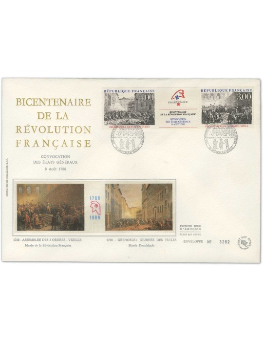 France : 20 enveloppes 1er jour différentes grand format