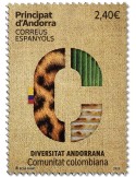 n° 566 - Timbre ANDORRE ESPAGNOL Poste