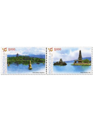 n° 3382/3383 - Timbre INDONESIE Poste