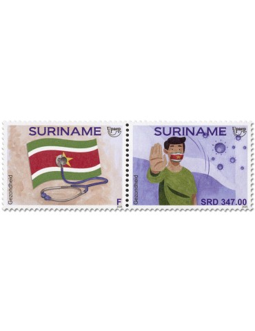 n° 3476/3477 - Timbre SURINAM Poste