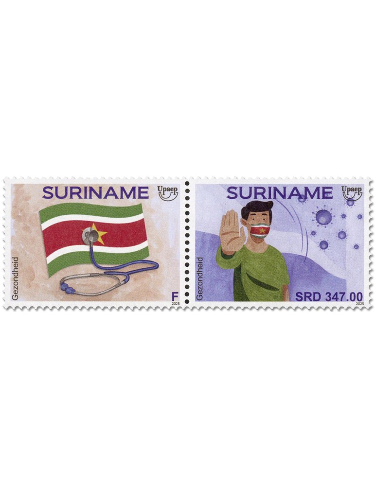 n° 3476/3477 - Timbre SURINAM Poste