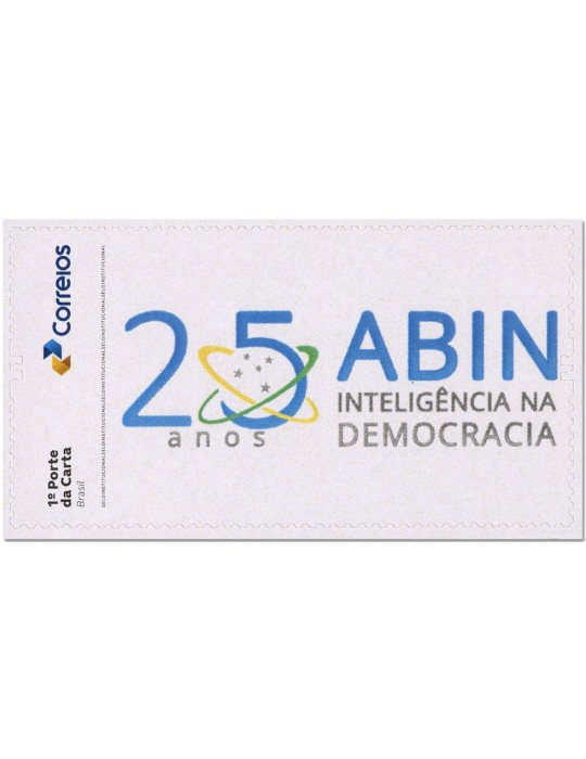 n° 254AV - Timbre BRESIL Poste avec vignette