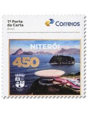 n° 254G - Timbre BRESIL Poste avec vignette