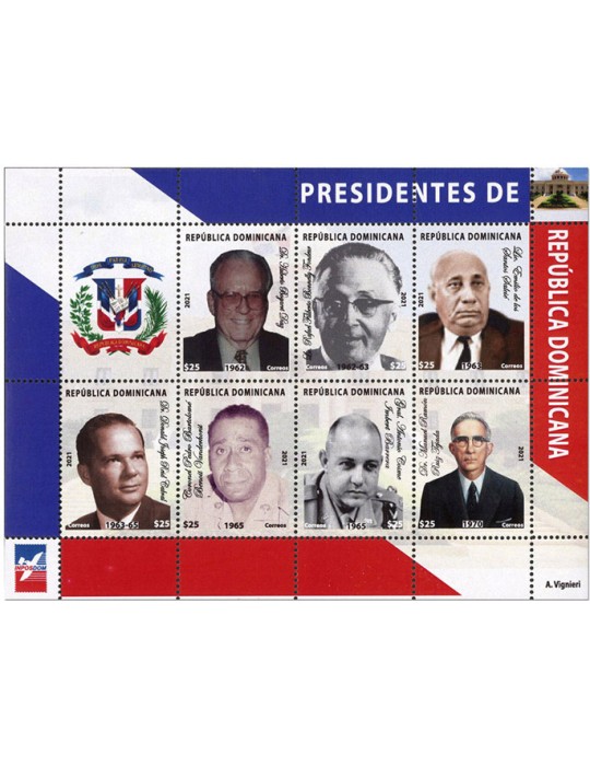 n° 2457/2463 + n° 2464/2470 - Timbre DOMINICAINE Poste