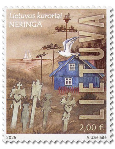 n° 1244 - Timbre LITUANIE Poste