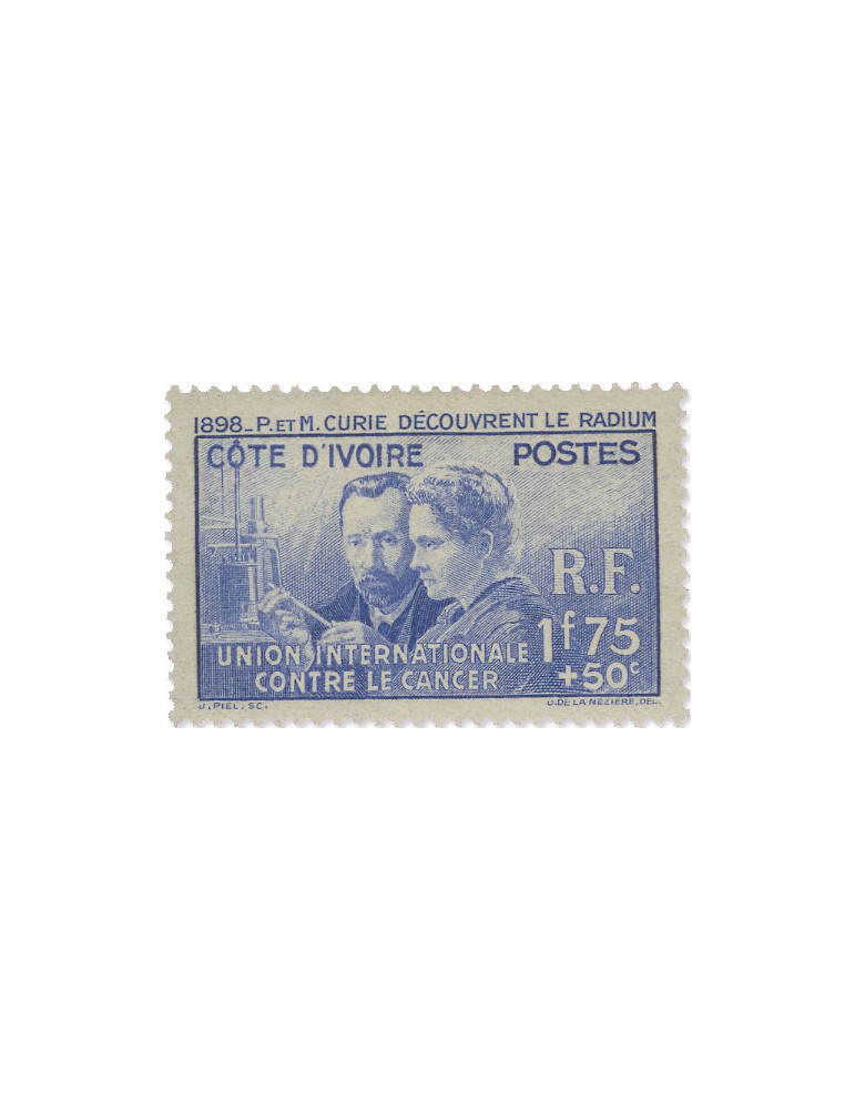 COLONIES : Grandes Series Coloniales (Pierre et Marie Curie)