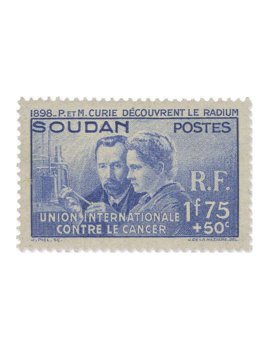 COLONIES : Grandes Series Coloniales (Pierre et Marie Curie)
