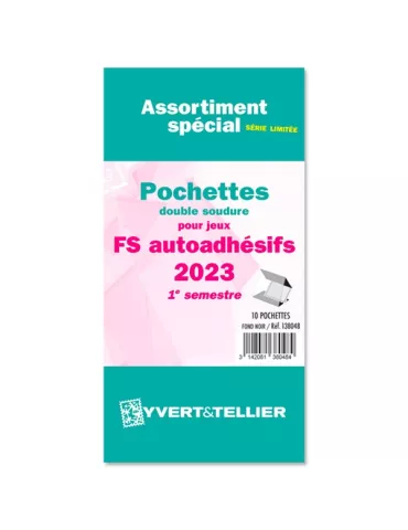 Assortiment de pochettes (double soudure) : 2023 -1e sem. (Jeux Autoadhésifs)
