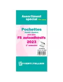 Assortiment de pochettes (double soudure) : 2023 -1e sem. (Jeux Autoadhésifs)