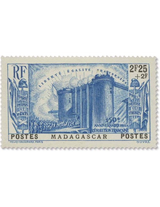 n° 210/213* - Timbre MADAGASCAR Poste