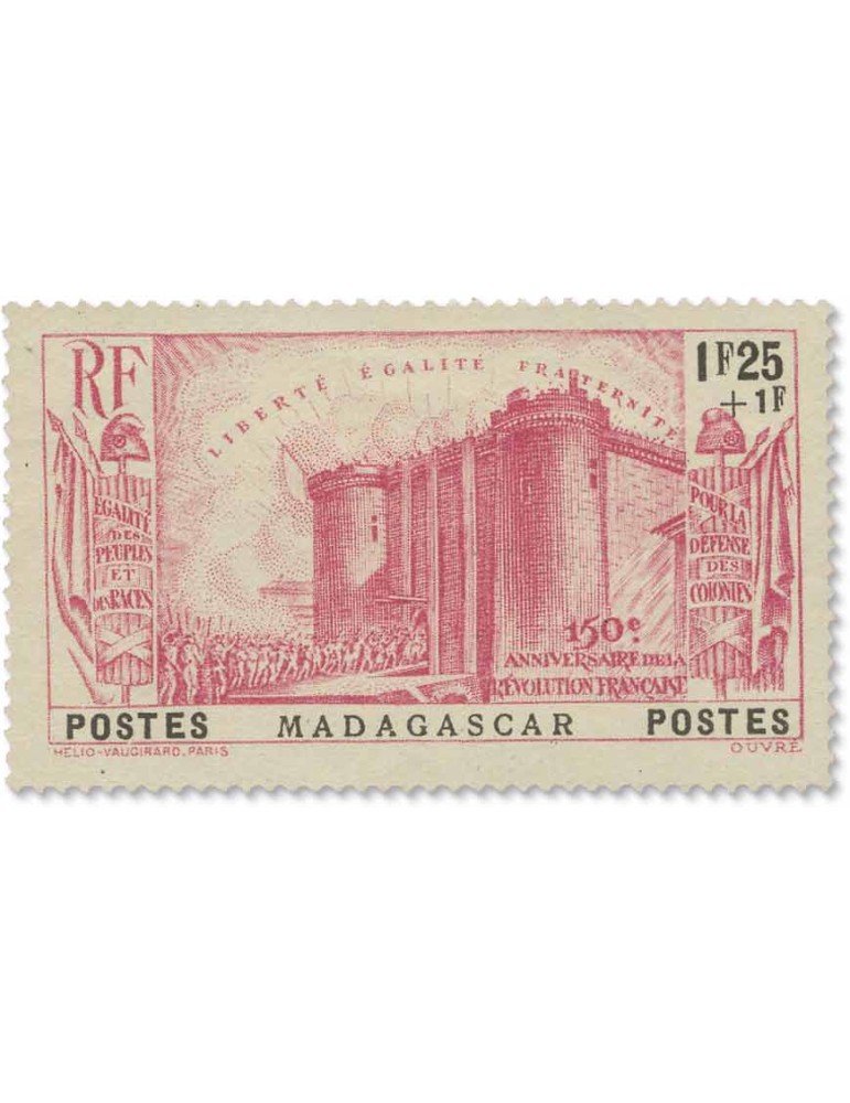 n° 210/213* - Timbre MADAGASCAR Poste